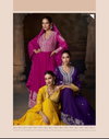 Saadgi By Sayuri Georgette With Embroidery Online Gown With Dupatta Wholesale